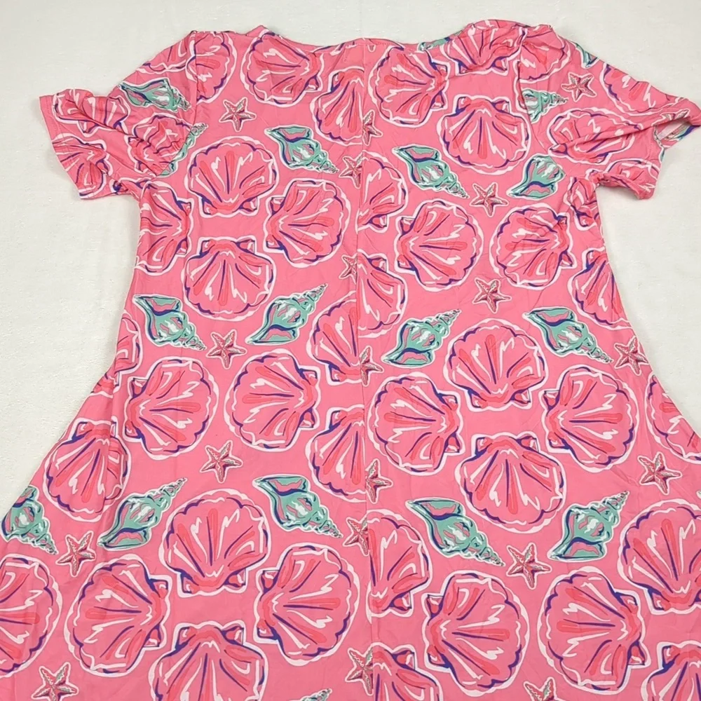NEW Simply‎ Southern Wilmington Dress Sea Shells Beach Women's Size Large